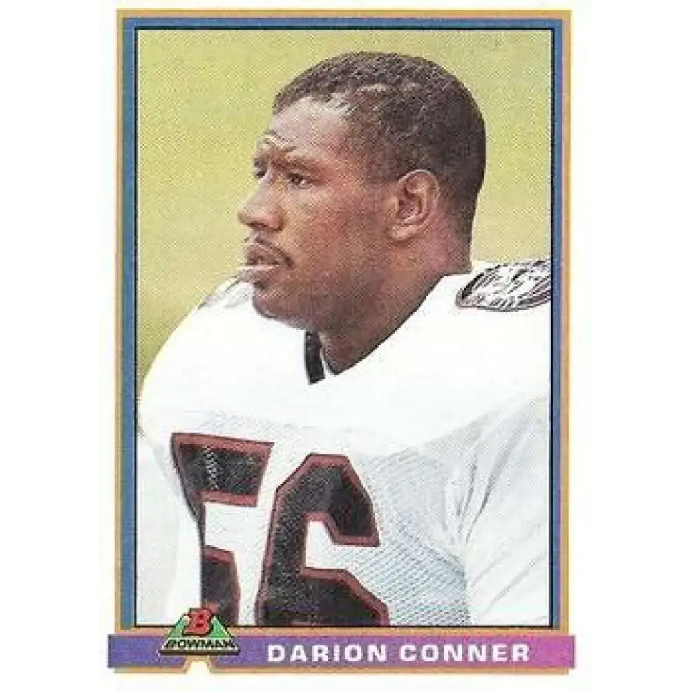 1991 Bowman #16 Darion Conner NM-MT Atlanta Falcons Football Card - Football Card Single
