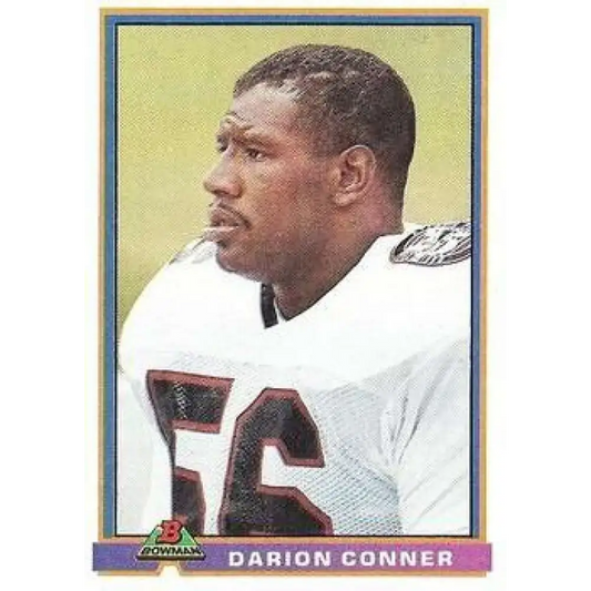 1991 Bowman #16 Darion Conner NM-MT Atlanta Falcons Football Card