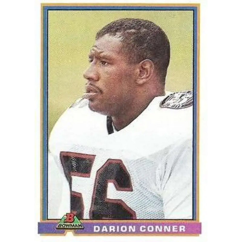 1991 Bowman #16 Darion Conner NM-MT Atlanta Falcons Football Card - Football Card Single
