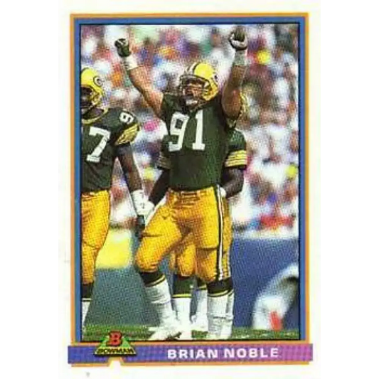 1991 Bowman #171 Brian Noble NM-MT Green Bay Packers Football Card