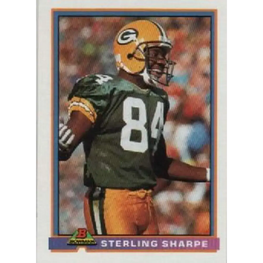 1991 Bowman #172 Sterling Sharpe NM-MT Green Bay Packers Football Card
