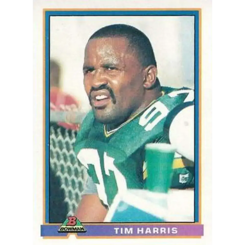 1991 Bowman #174 Tim Harris NM-MT Green Bay Packers Football Card - Football Card Single