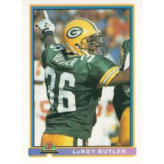 1991 Bowman #175 LeRoy Butler NM-MT Green Bay Packers Football Card
