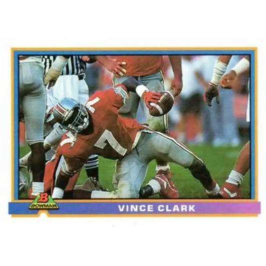 1991 Bowman #177 Vinnie Clark NM-MT RC Rookie Green Bay Packers Football Card