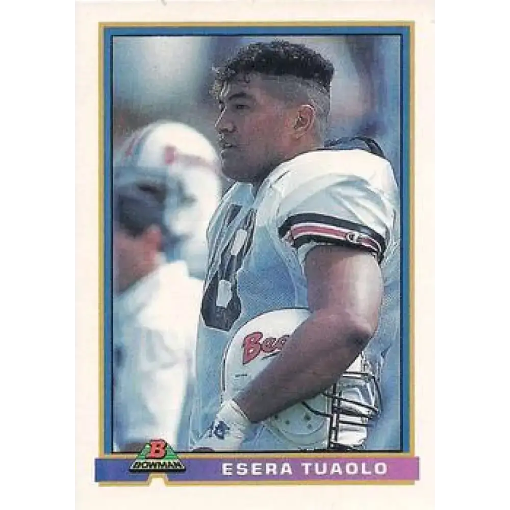 1991 Bowman #178 Esera Tuaolo NM-MT RC Rookie Green Bay Packers Football Card - Football Card Single