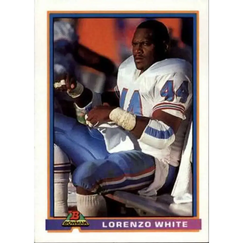 1991 Bowman #179 Lorenzo White NM-MT Houston Oilers Football Card