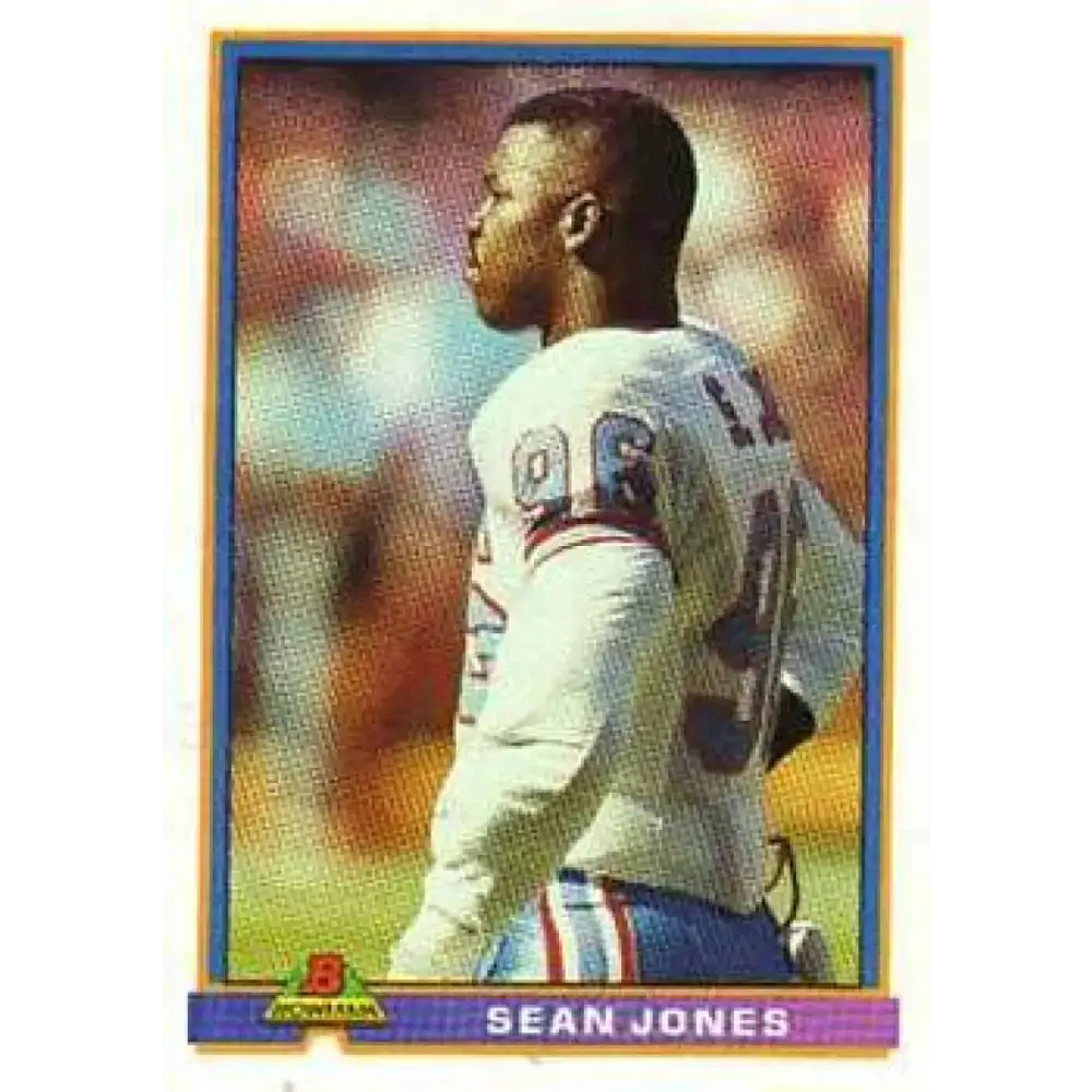 1991 Bowman #181 Sean Jones NM-MT Houston Oilers Football Card - Football Card Single