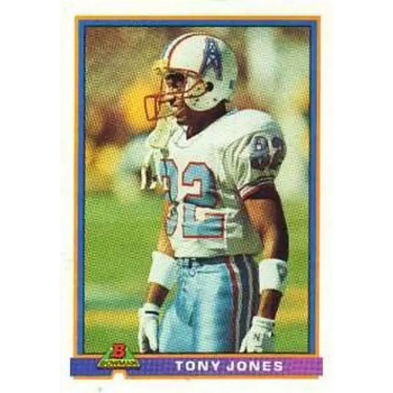 1991 Bowman #185 Tony Jones NM-MT Houston Oilers Football Card - Football Card Single