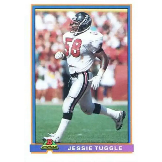 1991 Bowman #19 Jessie Tuggle NM-MT Atlanta Falcons Football Card