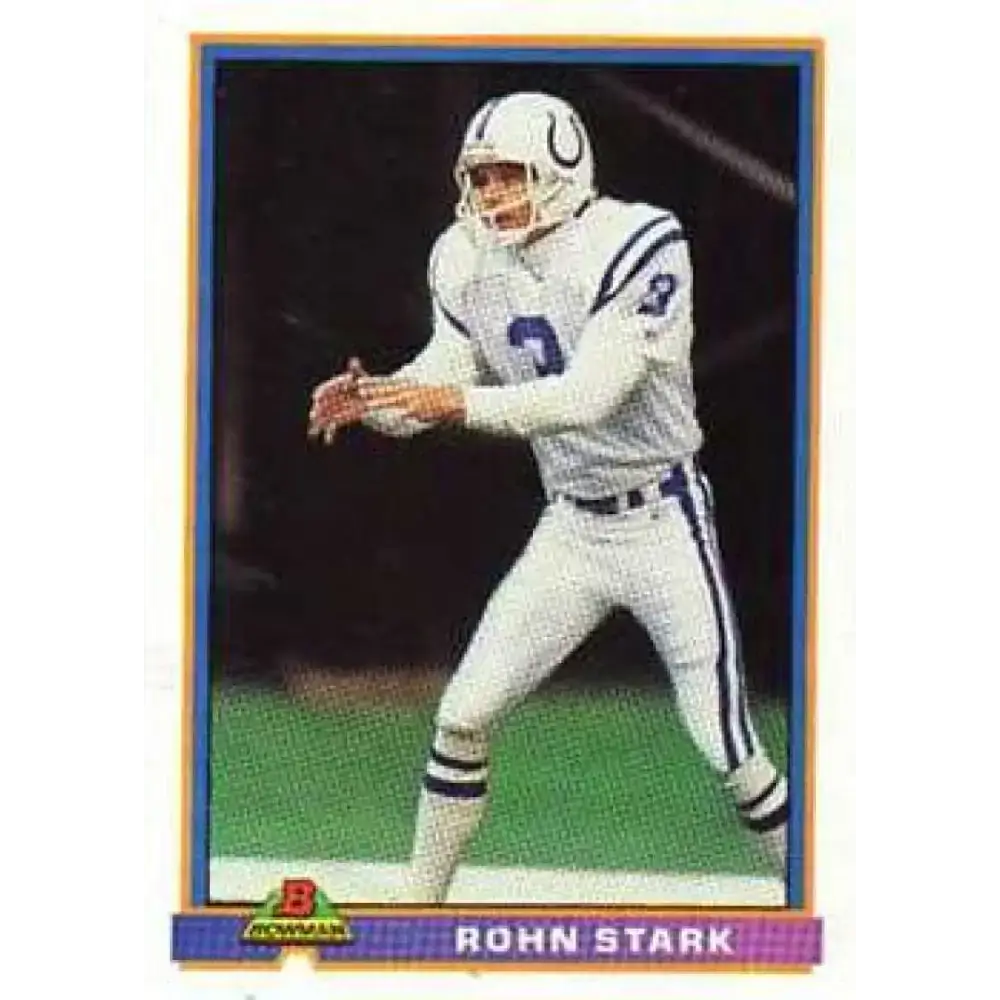 1991 Bowman #198 Rohn Stark NM-MT Indianapolis Colts Football Card - Football Card Single