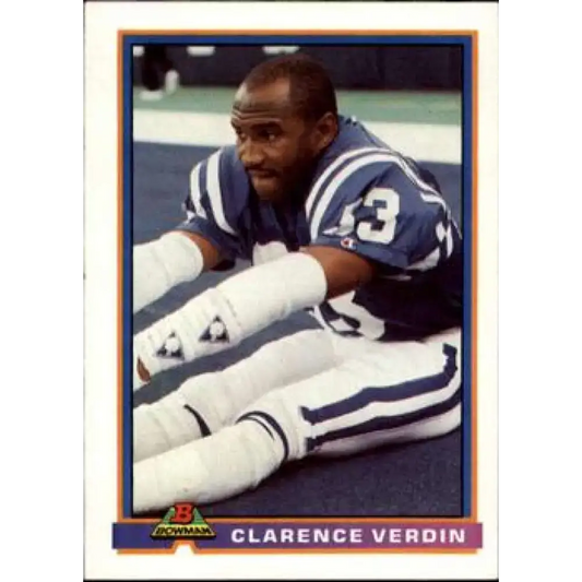 1991 Bowman #199 Clarence Verdin NM-MT Indianapolis Colts Football Card