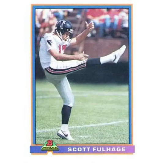1991 Bowman #20 Scott Fulhage NM-MT Atlanta Falcons Football Card