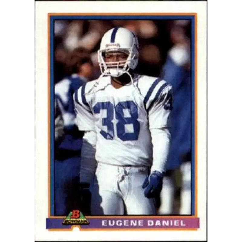 1991 Bowman #201 Eugene Daniel NM-MT Indianapolis Colts Football Card - Football Card Single