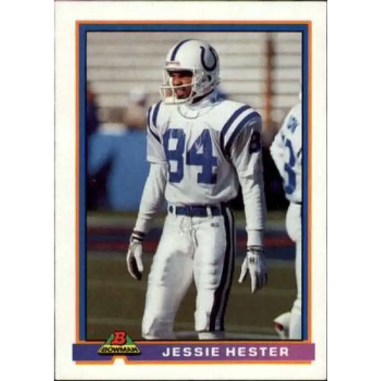 1991 Bowman #208 Jessie Hester NM-MT Indianapolis Colts Football Card