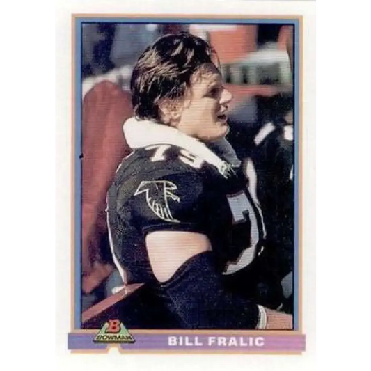 1991 Bowman #21 Bill Fralic NM-MT Atlanta Falcons Football Card