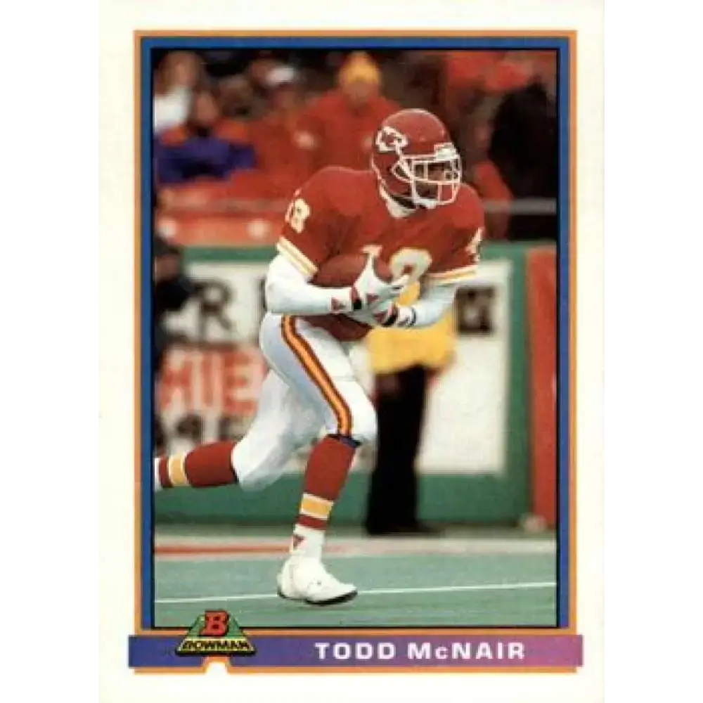 1991 Bowman #222 Todd McNair NM-MT Kansas City Chiefs Football Card - Football Card Single