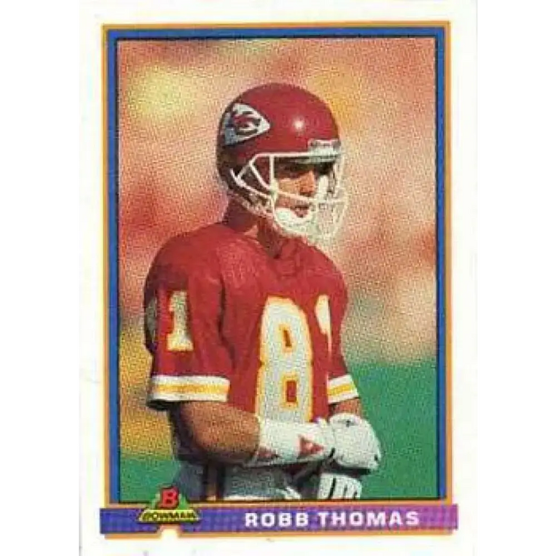 1991 Bowman #226 Robb Thomas NM-MT Kansas City Chiefs Football Card - Football Card Single