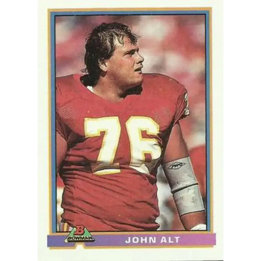 1991 Bowman #227 John Alt NM-MT Kansas City Chiefs Football Card