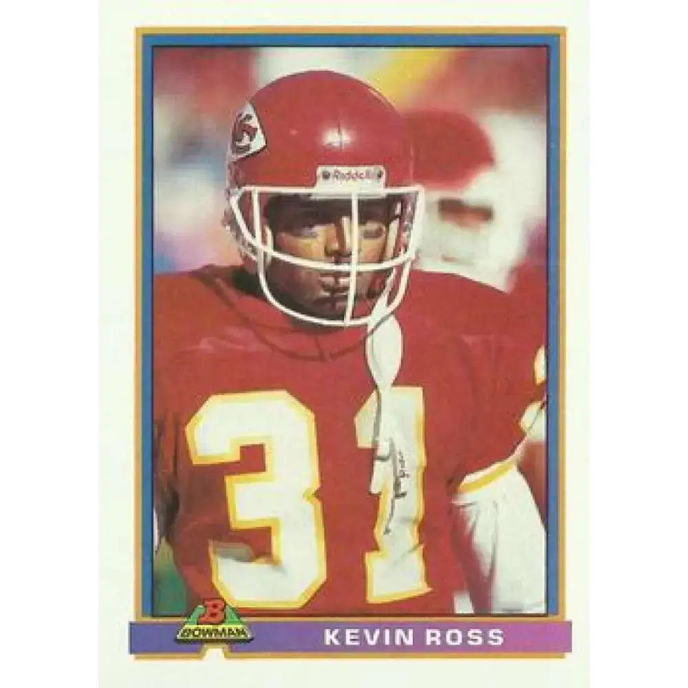 1991 Bowman #229 Kevin Ross NM-MT Kansas City Chiefs Football Card - Football Card Single