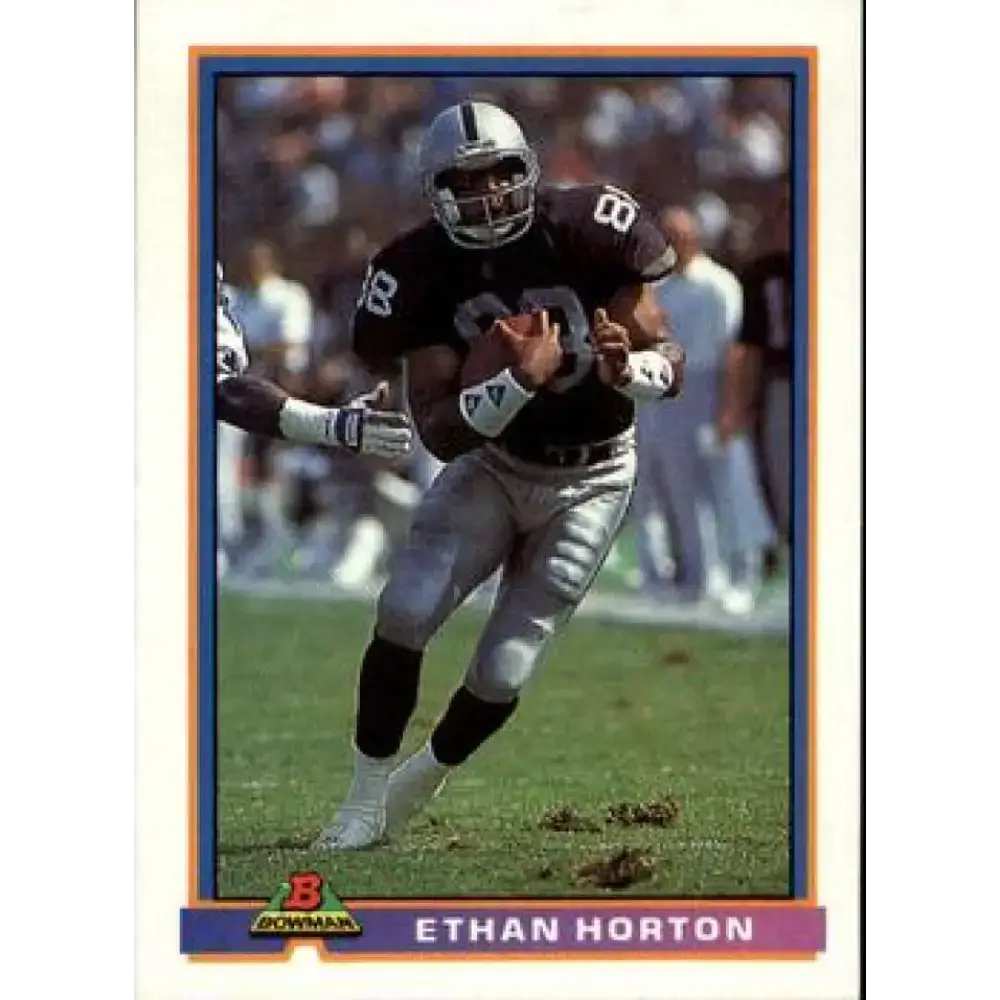 1991 Bowman #240 Ethan Horton NM-MT Los Angeles Raiders Football Card - Football Card Single