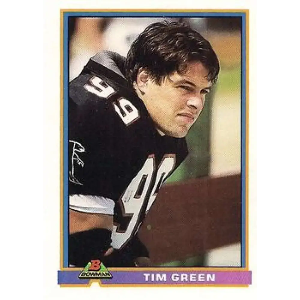 1991 Bowman #26 Tim Green NM-MT Atlanta Falcons Football Card - Football Card Single