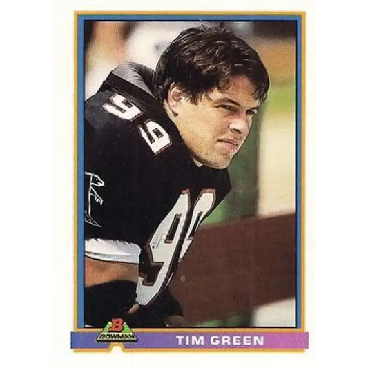 1991 Bowman #26 Tim Green NM-MT Atlanta Falcons Football Card