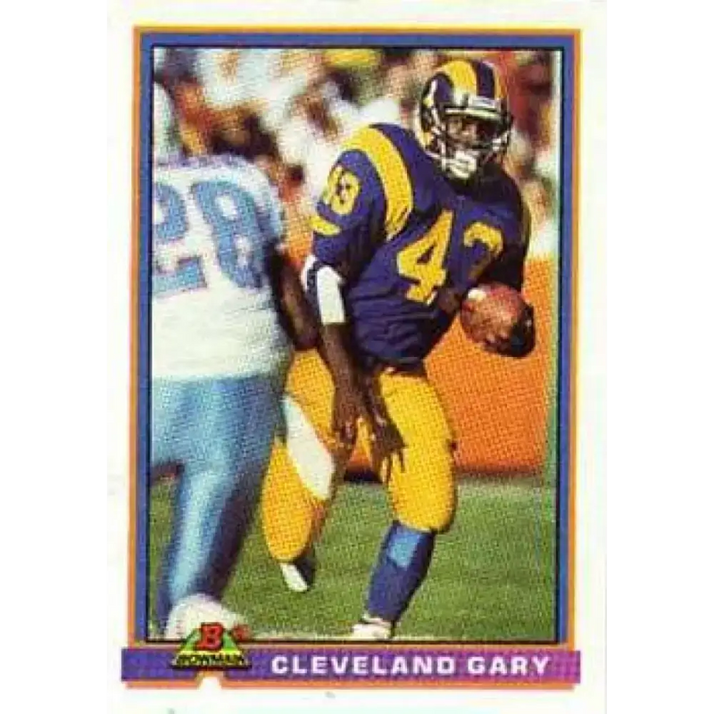 1991 Bowman #261 Cleveland Gary NM-MT Los Angeles Rams Football Card - Football Card Single