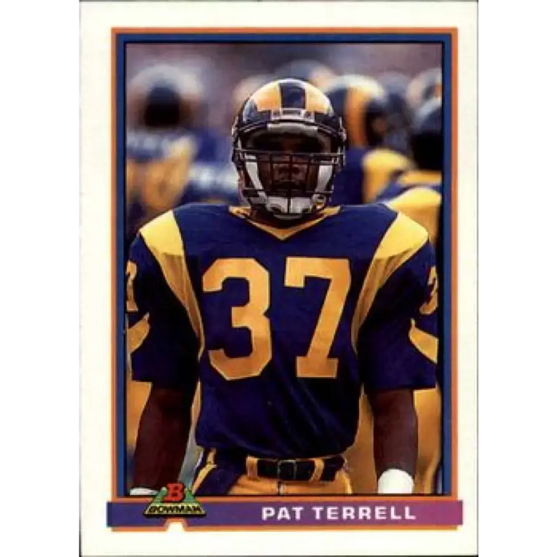 1991 Bowman #270 Pat Terrell NM-MT Los Angeles Rams Football Card - Football Card Single
