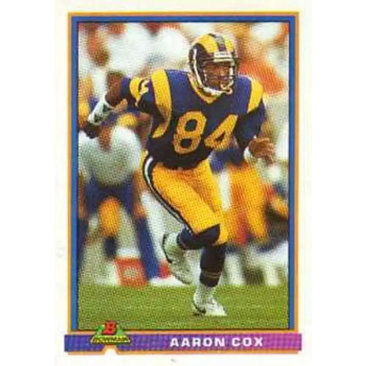 1991 Bowman #272 Aaron Cox NM-MT Los Angeles Rams Football Card