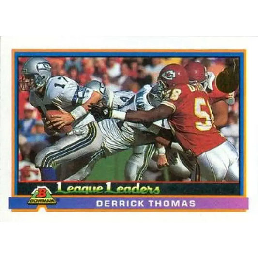 1991 Bowman #275 Derrick Thomas NM-MT Kansas City Chiefs Football Card