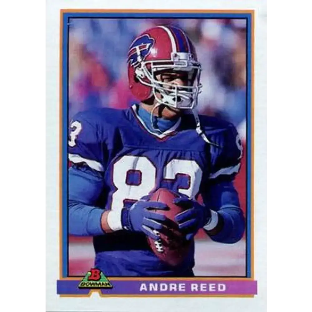 1991 Bowman #30 Andre Reed NM-MT Buffalo Bills Football Card - Football Card Single