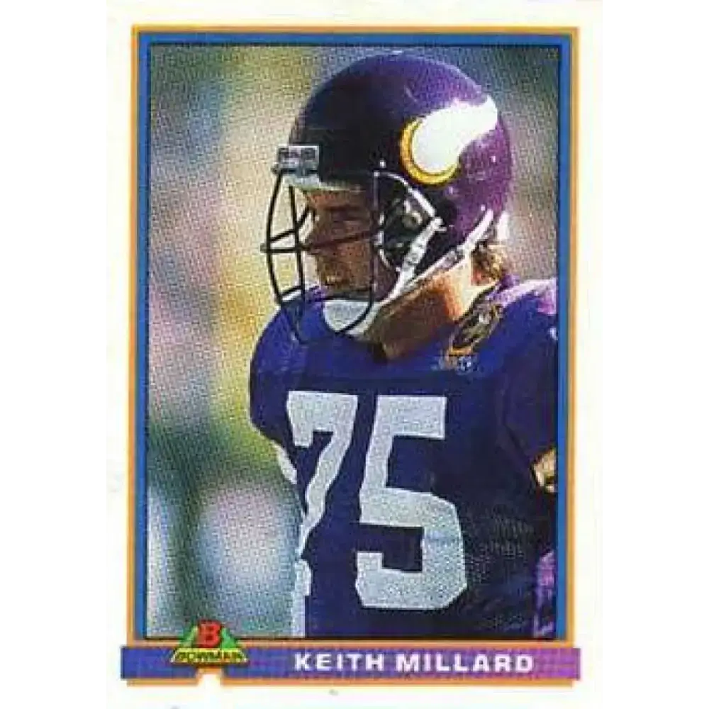 1991 Bowman #304 Steve Jordan NM-MT Minnesota Vikings Football Card - Football Card Single
