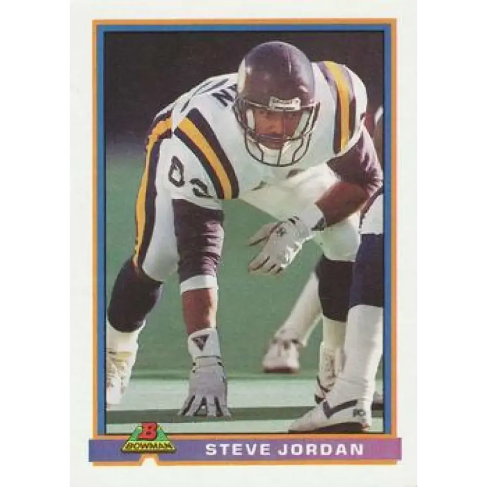 1991 Bowman #305 Anthony Carter NM-MT Minnesota Vikings Football Card - Football Card Single