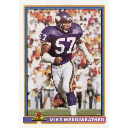 1991 Bowman #307 Audray McMillian NM-MT RC Rookie Minnesota Vikings Football Card