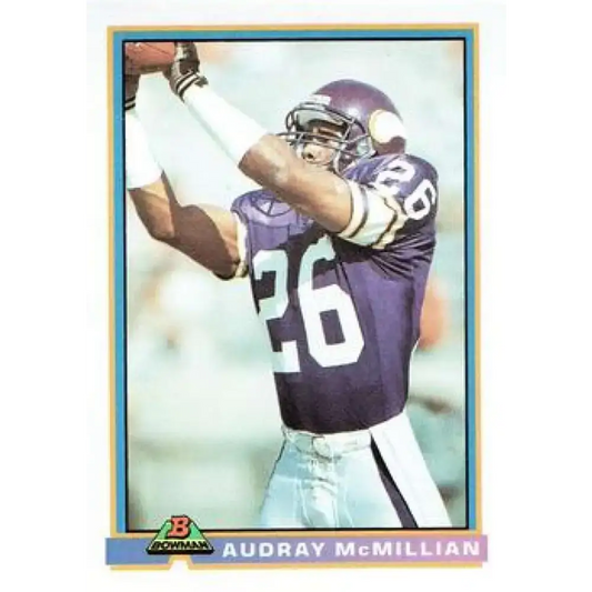 1991 Bowman #308 Randall McDaniel NM-MT Minnesota Vikings Football Card
