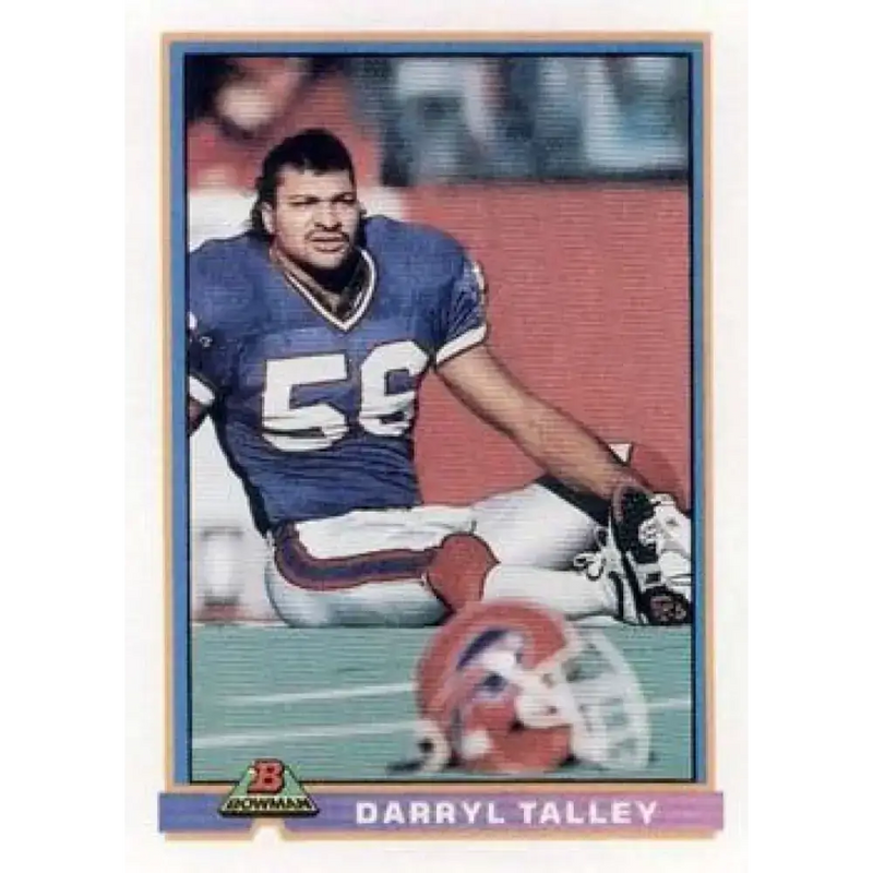 1991 Bowman #31 Darryl Talley NM-MT Buffalo Bills Football Card - Football Card Single