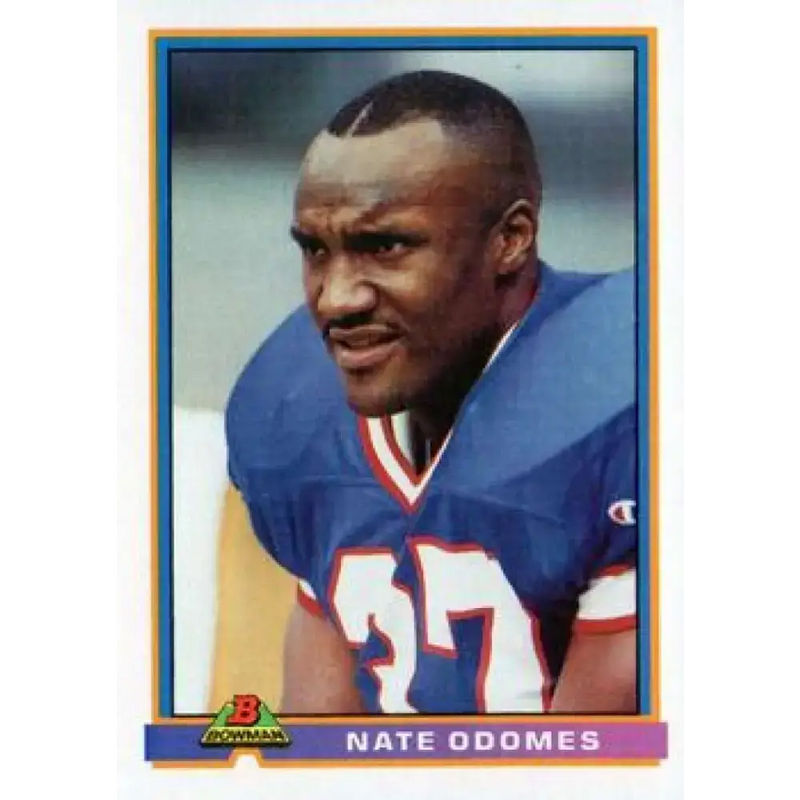 1991 Bowman #32 Nate Odomes NM-MT Buffalo Bills Football Card - Football Card Single