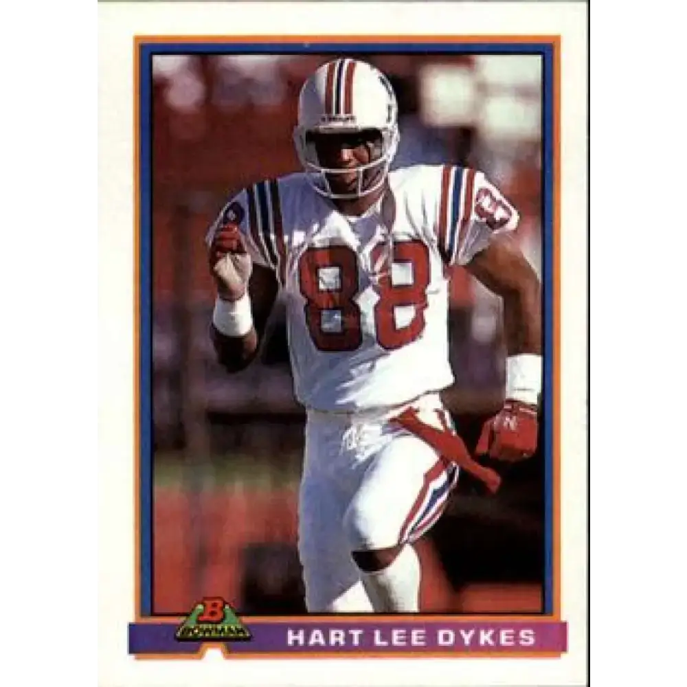 1991 Bowman #328 Hart Lee Dykes NM-MT New England Patriots Football Card - Football Card Single