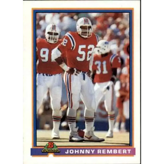 1991 Bowman #329 Johnny Rembert NM-MT Football Card