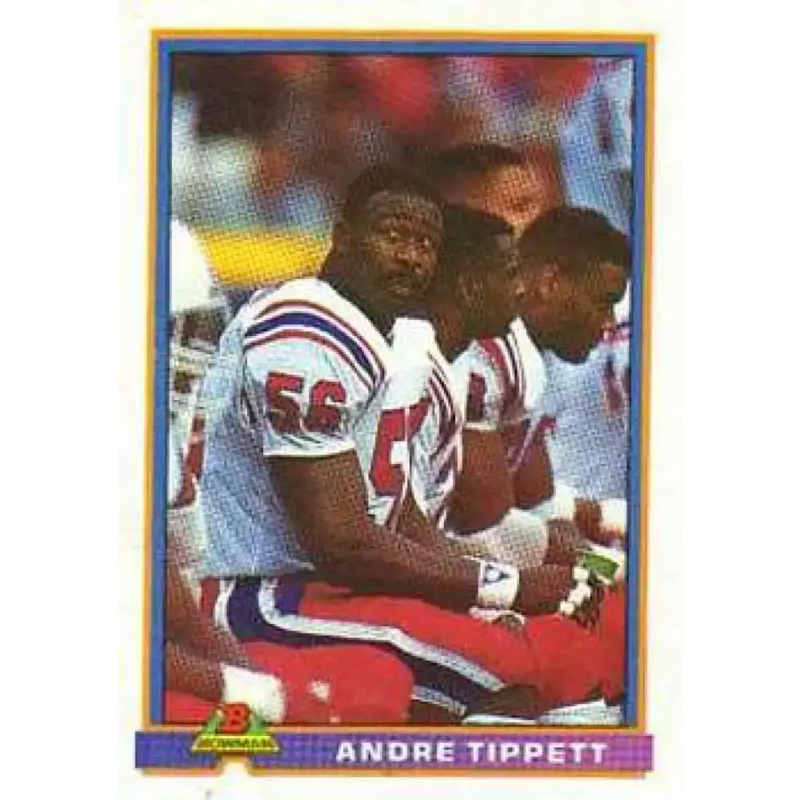 1991 Bowman #330 Andre Tippett NM-MT New England Patriots Football Card - Football Card Single