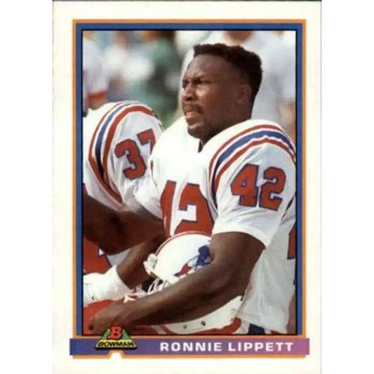1991 Bowman #335 Ronnie Lippett NM-MT New England Patriots Football Card
