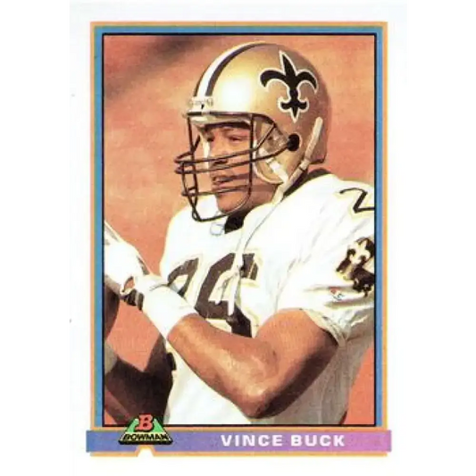 1991 Bowman #353 Vince Buck NM-MT New Orleans Saints Football Card