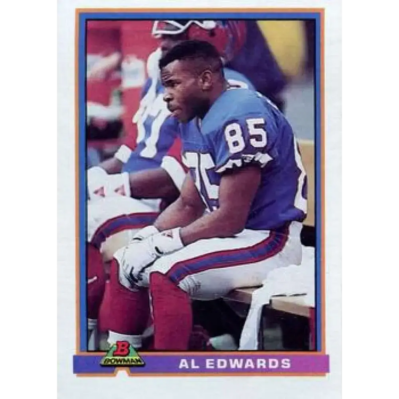 1991 Bowman #36 Al Edwards NM-MT Buffalo Bills Football Card - Football Card Single