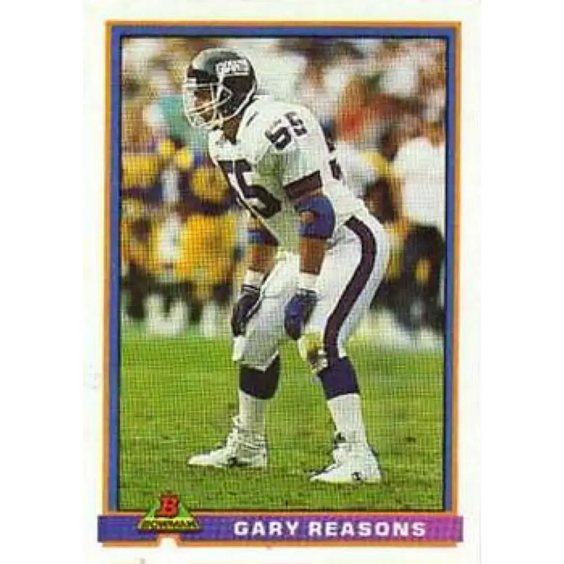 1991 Bowman #366 Gary Reasons NM-MT New York Giants Football Card - Football Card Single