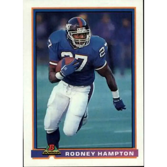 1991 Bowman #367 Rodney Hampton NM-MT New York Giants Football Card