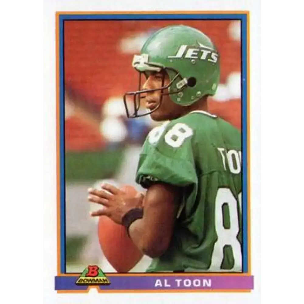 1991 Bowman #379 Al Toon NM-MT New York Jets Football Card - Football Card Single