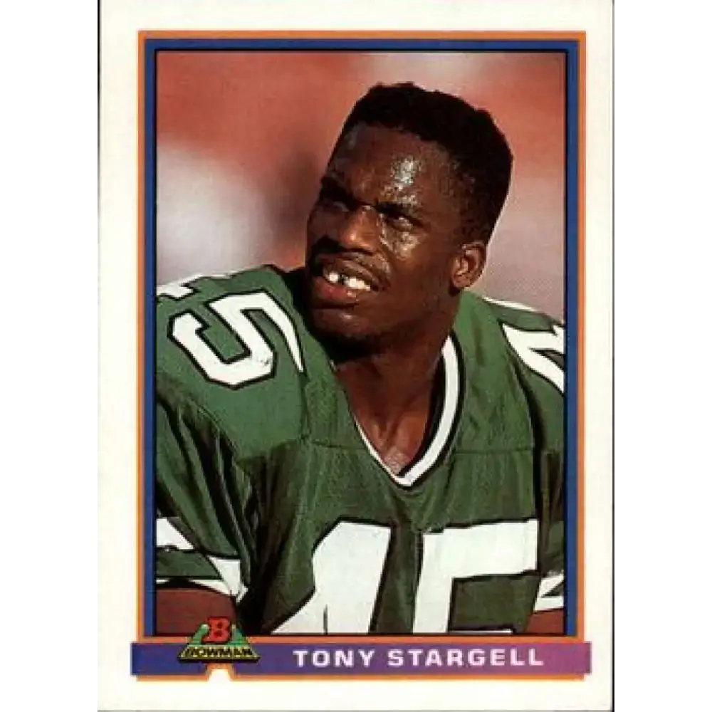 1991 Bowman #381 Tony Stargell NM-MT New York Jets Football Card - Football Card Single
