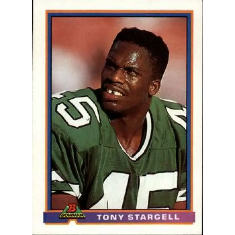 1991 Bowman #381 Tony Stargell NM-MT New York Jets Football Card - Football Card Single