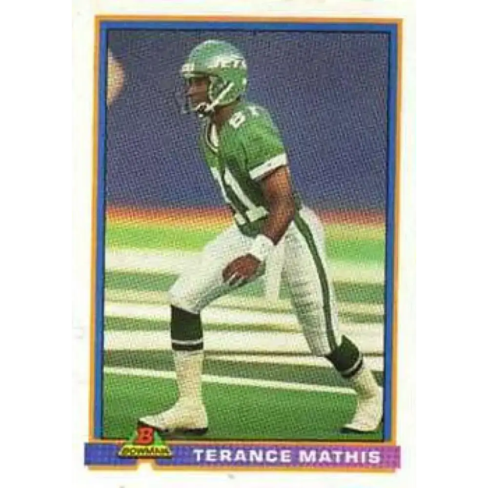 1991 Bowman #388 Terance Mathis NM-MT New York Jets Football Card - Football Card Single