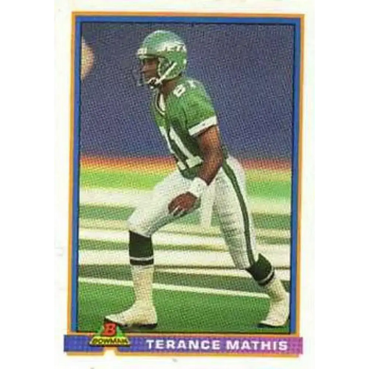 1991 Bowman #388 Terance Mathis NM-MT New York Jets Football Card - Football Card Single